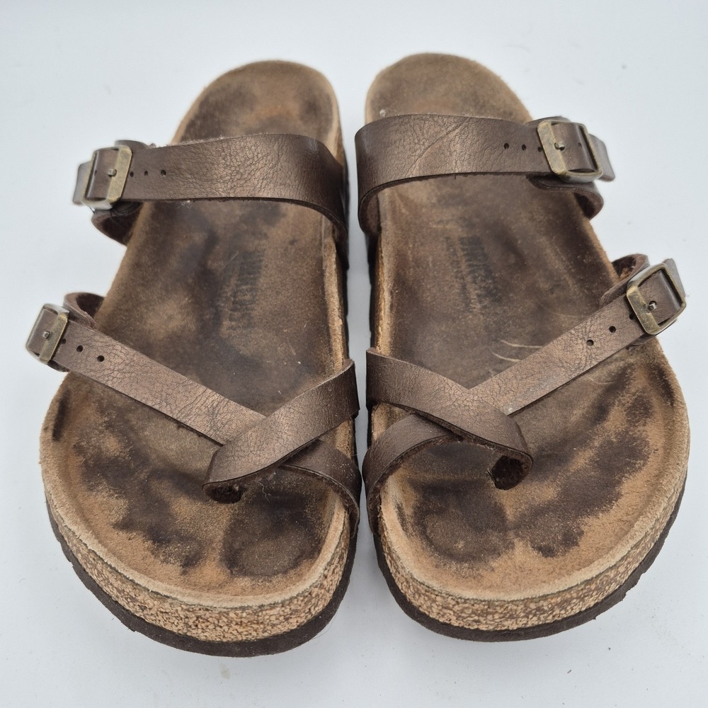 Birkenstock W Franca Boho Cork Footbed Casual Brown Leather Sandals W Regular